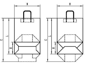 Чертеж готового пакета изготовленного станком LSB-450XL-R